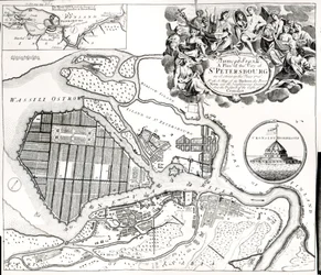 Mapa de San Petersburgo